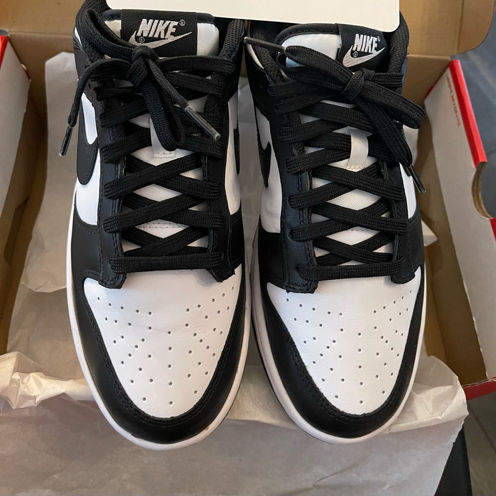 Nike Dunk Low Retro Black White Panda Women Size 11